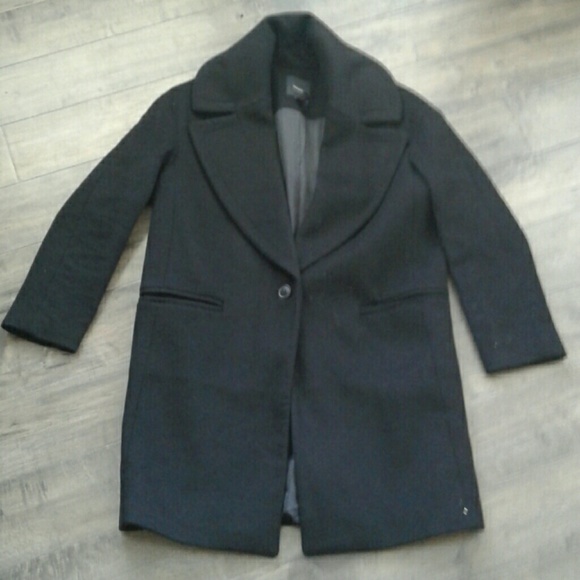 single button peacoat